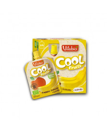 COOL FRUIT MANZANA PLANTANO 4X90 GR VITABIO BIO