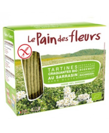 PAN DE FLORES DE TRIGO SARRACENO SIN GLUTEN LE PAIN DES FLEURS 150GR BIO