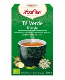 YOGI TEA TE VERDE ENERGIA 17UD BIO