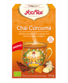 YOGI TEA CHAI CÚRCUMA 17 UD BIO