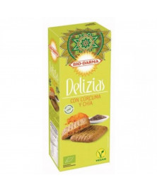 DELICIAS NARANJA, CURCUMA Y CHIA BIODARMA 125 GR BIO