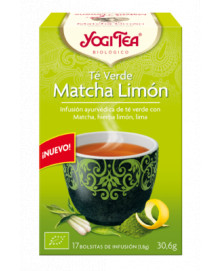 YOGI TEA TEA VERDE MATCHA LIMON 17UD BIO