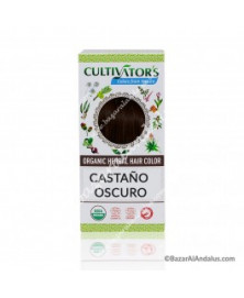 TINTE VEGETAL CASTAÑO OSCURO 100GR BIO (4 individuales)