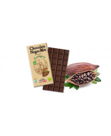 CHOCOLATE NEGRO 86% 100GR BIO