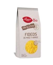 FIDEOS MAIZ-ARROZ S/G 500GR BIO