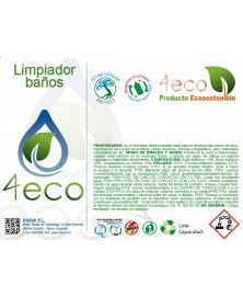 LIMPIADOR BAÑOS NEUTRO BIO (PERSONALIZADO CON AROMA)