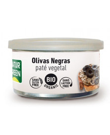 PATE OLIVAS NEGRAS NATURGREEN 125 GR BIO