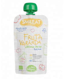 POUCH FRUTA VARIADA SMILEAT 100 GR BIO