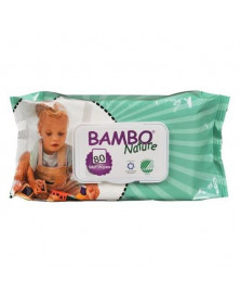 TOALLITAS BEBE BAMBO NATURE 80 UD BIO