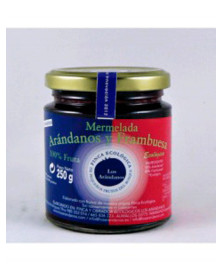 MERMELADA ARANDANOS Y FRAMBUESA SIN AZUCAR 250 GR BIO