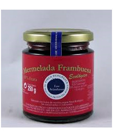 Mermelada Frambuesa con azúcar 250 gr Bio, Los Arandanos