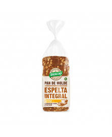 Pan de molde de espelta integral Biocop 400 gr Bio