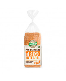 Pan de molde Trigo integral Biocop 400 gr Bio