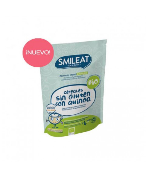 Papilla Infantil Sin Gluten de Cereales con Quinoa Smileat 200Gr