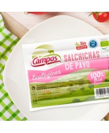 Salchichas de pavo Campos Carnes Ecológicas