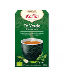 YOGI TEA TE VERDE HARMONIA INTERIOR 17UD X 1,8 GR BIO