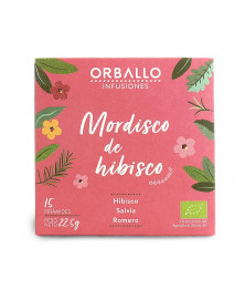 Infusión Mordisco de Hibisco Orballo 15 Uds Bio