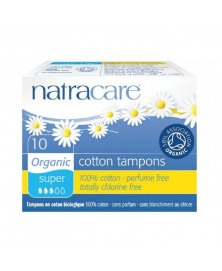 TAMPON SUPER S/N APLICADOR NATRACARE 10 UDS BIO