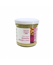 PATÉ REMOLACHA ALMENDRA Y MACA NATURGREEN 130 GR BIO