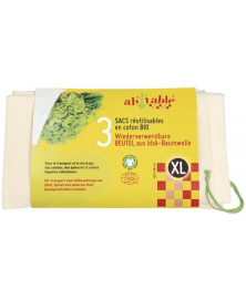 BOLSA PARA FRUTA Y VERDURA 40X40 ECODIS 3 UDS