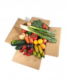 CESTA FRUTAS Y VERDURAS ECOLÓGICAS VEGANA GRANDE