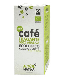 CAFÉ FRAGANTE MOLIDO 100% ARABICA ALTERNATIVA 3 250 GR BIO