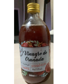 VINAGRE DE GRANADA SIN FILTRAR ECOVINAL 500 ML BIO