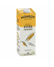BEBIDA AVENA MONSOY S/ GLUTEN 1L BIO