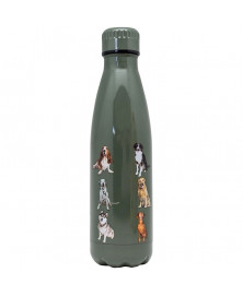 BOTELLA PERROS VERDE 500ML