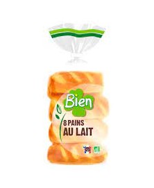 PAN DE LECHE 8 UD 280 GR BIO