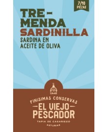 Sardinillas en aceite de oliva El Viejo Pescador 90 gr