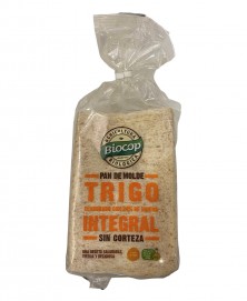 PAN DE MOLDE TRIGO INTEGRAL SIN CORTEZA