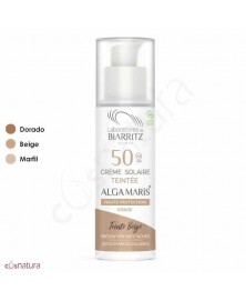 CREMA SOLAR FACIAL COLOR DORADO ALGA MARIS SPF50 50ML BIO