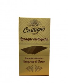 BASE LASAÑA INTEGRAL ESPELTA CASTAGNO 500GR BIO