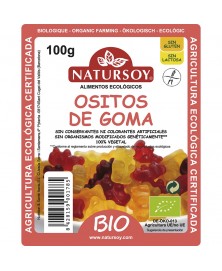 GOMINOLAS OSITOS 100 GR BIO. NATURSOY