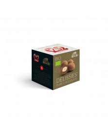 DELISSIES ALMENDRA CARAMELIZADA CHOCOLATE NEGRO 80 GR BIO