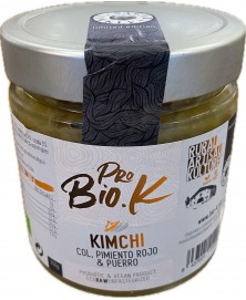 KIMCHI COL, PIMIENTO ROJO Y PUERRO 350GR PRO BIO K