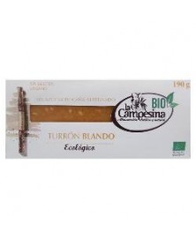 TURRÓN BLANDO O% 190 GR BIO LA CAMPESINA