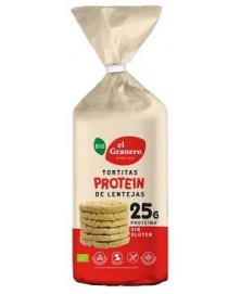 TORTITAS PROTEINA LENTEJAS 125GR BIO