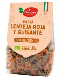 PASTA ANIMALES LENTEJAS Y GUISANTES 250G