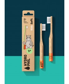 CEPILLO DIENTES BAMBU NIÑOS HIPPO 2 UD HIDRO PHIL