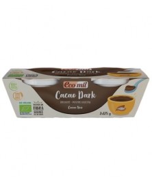 POSTRE CACAO NEGRO 2X125 GR BIO ECOMIL