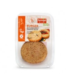 HAMBURGUESA GARBANZOS Y TOMATES 2X90 GR BIO