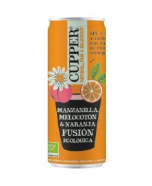 REFRESCO MANZANILLA MELOCOTON NARANJA 250ML CUPPER