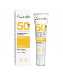 SPRAY SOLAR CARA Y CUERPO ACORELLE SPF50 100ML BIO