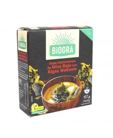SOPA INT. MISO ALGA WAKAME 4X10 GR BIO