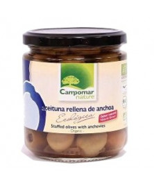 ACEITUNA RELLENA ANCHOA CAMPOMAR NATURE 350GR BIO