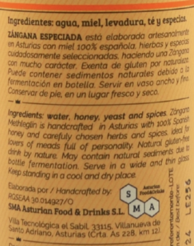 hidro miel especiada