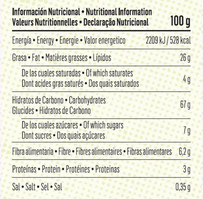 mix de vegetales exoticos kitu etiqueta