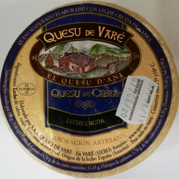 queso de cabra vare